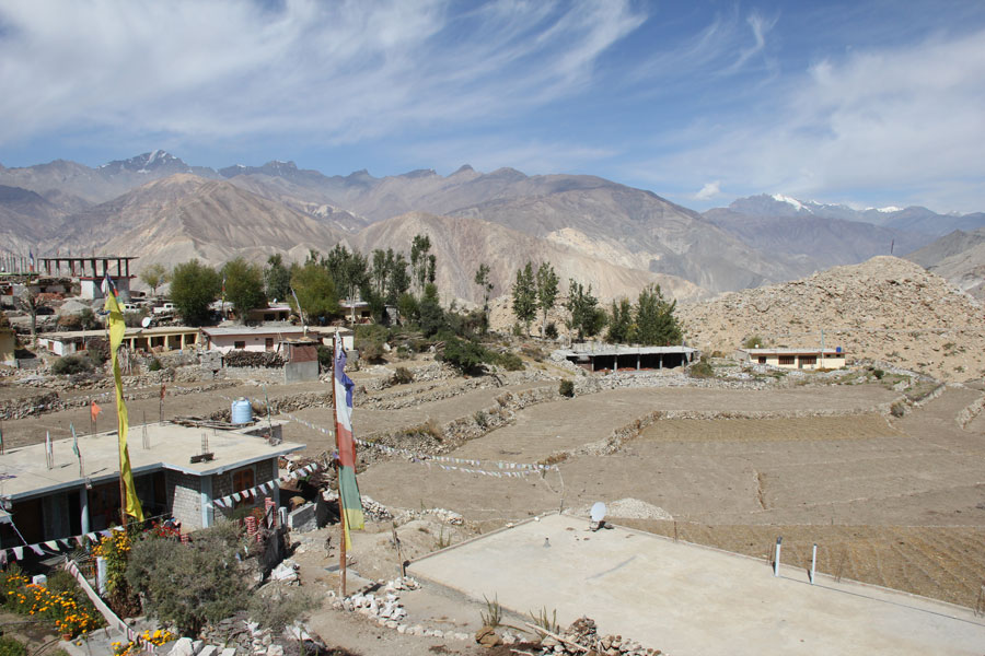 Le petit village de Nako. Nako, Himachal Pradesh